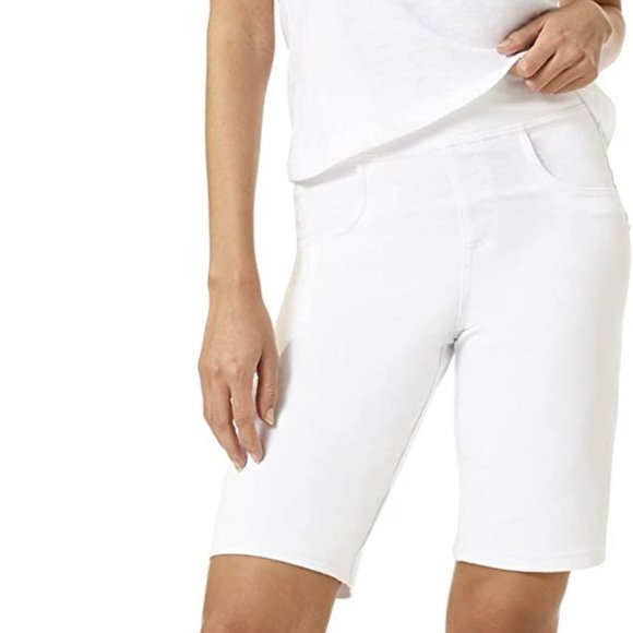 HUE U23446 Game Changing Bermuda Shorts White